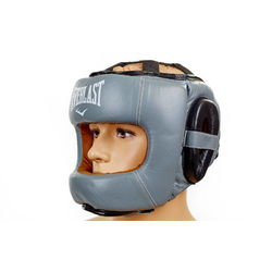 Шлем боксерский Everlast с бампером Flex (BO-5340, серый)